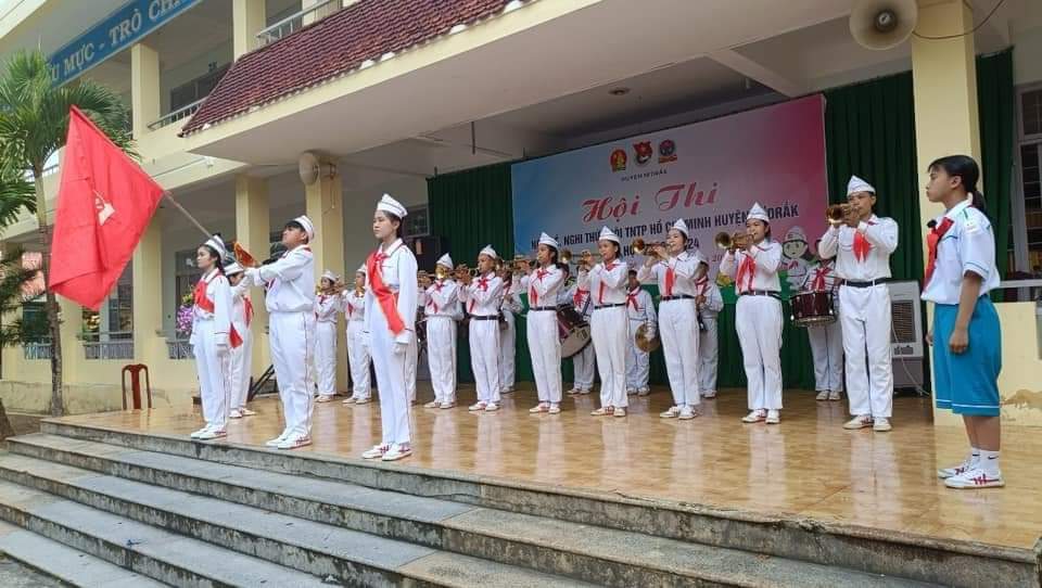 ? HỘI THI NGHI LỄ, NGHI THỨC ĐỘI TNTP HỒ CHÍ MINH HUYỆN M’DRẮK.NĂM HỌC 2023 – 2024