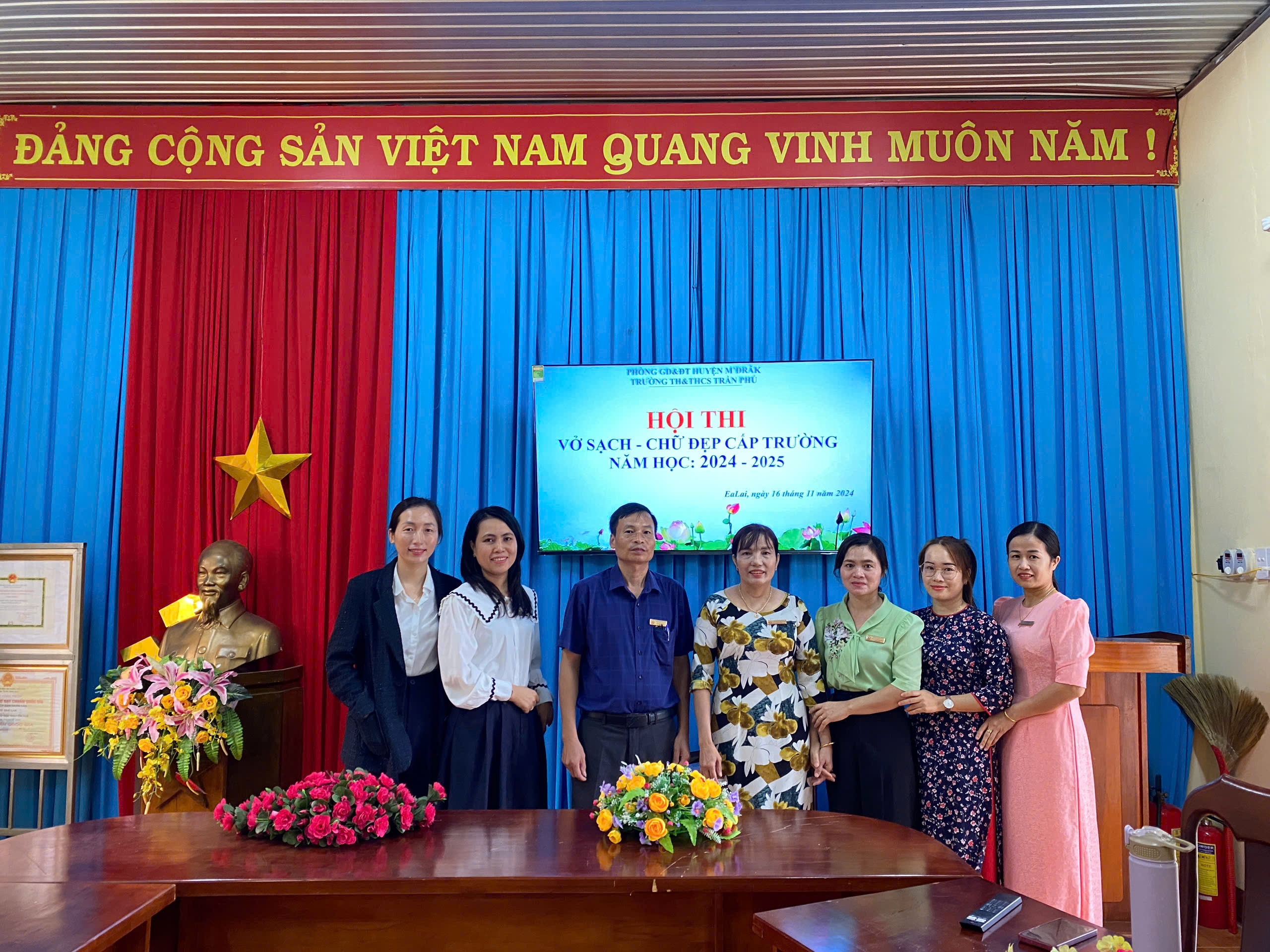 HỘI THI “VỞ SẠCH – CHỮ ĐẸP” CẤP TRƯỜNG NĂM HỌC 2024 – 2025